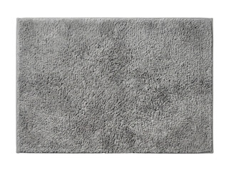 Fototapeta premium Gray microfiber bath mat