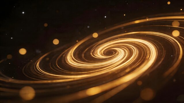 Golden spiral in space