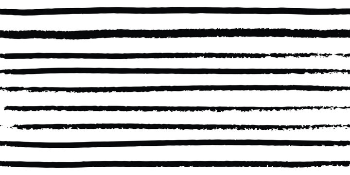 Hand drawn horizontal black lines pattern on a simple textured graphic design background