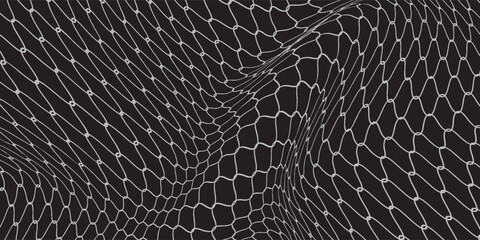 Mesh texture for soccer net  pattern for soccer goal, volleyball net, basketball hoop, hockey. Abstract net background for sports. © dolar