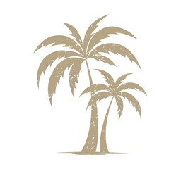 Obraz premium palm tree vector illustration