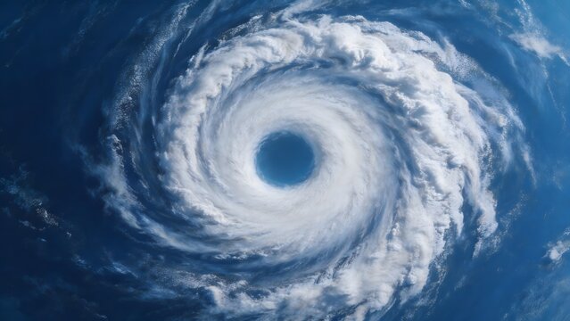 Spiral cloud formation in ocean