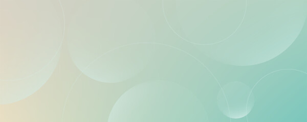 Soft beige and teal gradient vector background, featuring subtle circular line patterns. Pastel teal vector background in calm and modern texture. © Nor