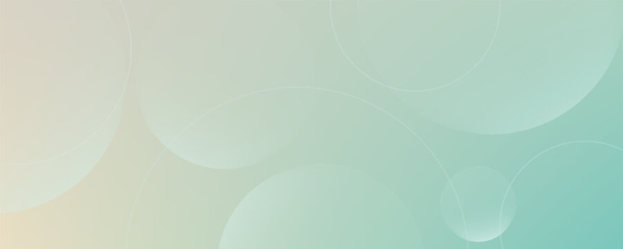 Soft beige and teal gradient vector background, featuring subtle circular line patterns. Pastel teal vector background in calm and modern texture.