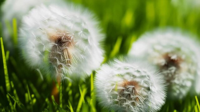 Vivid Greenery With Gentle Breezes Highlighting Intricate Plant Structures And Natural Beauty
