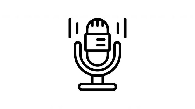 mic animation icon