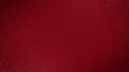 Fototapeta premium Bright red textured background with fine particles shining under light