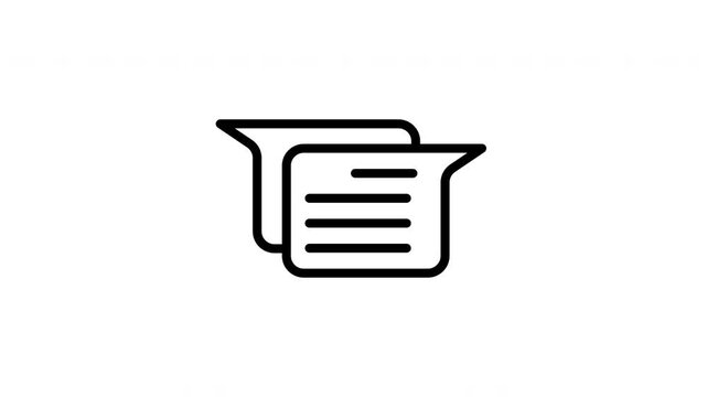 chat animation icon