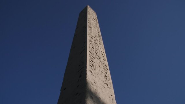 Cleopatra's Needle on a spring day