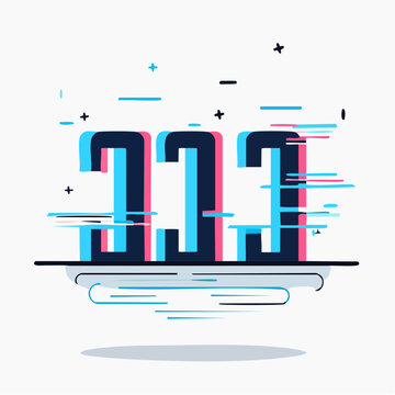 Glitch Effect Number 333 Illustration