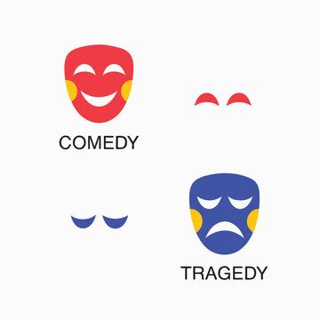 Comedy and tragedy masks