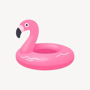 Pink flamingo pool float