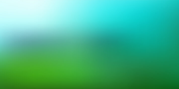 Abstract nature blurred background. Green and blue gradient backdrop. Ecology concept for your graphic design, Eps 10, Vector illustration