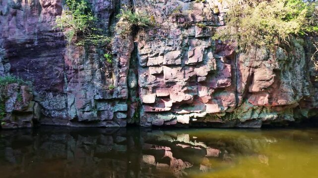 Devils Gulch Creek Canyon Scenic View South Dakota