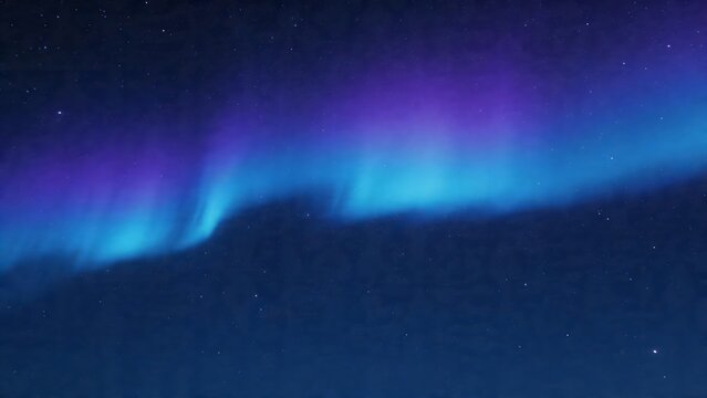 night sky with northern lights