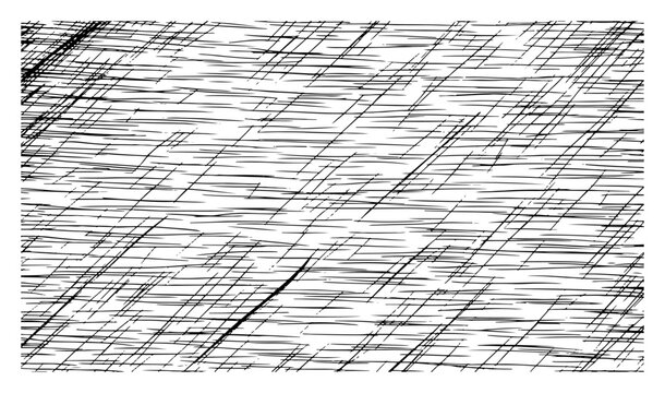 Crosshatch texture with overlapping fine line shading in hand drawn sketch style