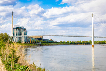 Obraz premium Bob Kerrey Bridge Over Missouri River