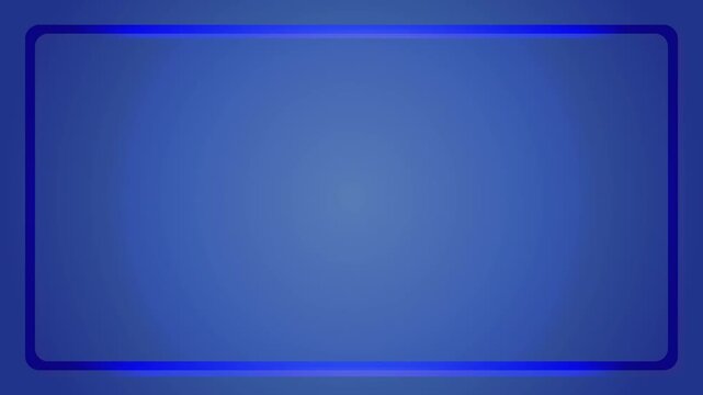 Animated of Blue gradient background with a rounded frame and subtle center glow, perfect as a clean, modern backdrop or template for presentations, web headers, banners, posters, and graphic design.