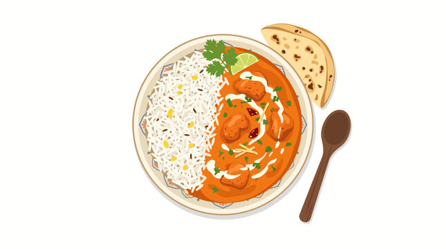 Delicious Indian Butter Chicken Curry.