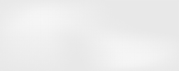 Fototapeta premium Dot white gray wave light technology texture background. halftone modern