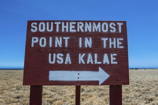 Kalae, South Point, southernmost point of USA, Big Island, Hawaii, USA