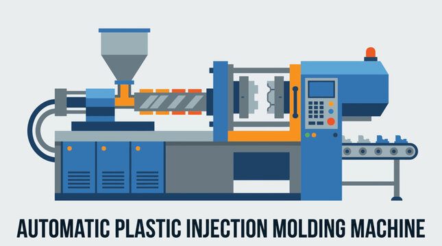 Automatic Plastic Injection Molding Machine
