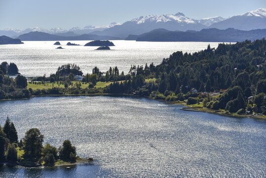 Lake Lago Nahuel Huapi near Bariloche, Ruta 40, Patagonia, Argentina