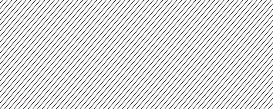 Thin slash line seamless pattern. Repeated fine diagonal lines background. Pinstripe linear wallpaper. Abstract tilted slanted stripes backdrop. Repeating oblique strip texture overlay. Vector
