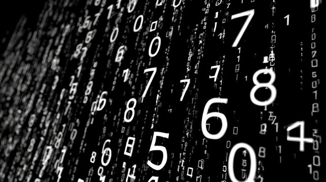 Illustration of Binary In A Digital World