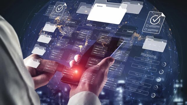 Project management system showing workflow stages, task progress, and review status. Task progress tracks completion, task progress improves workflow, and task progress ensures visibility. Marrow