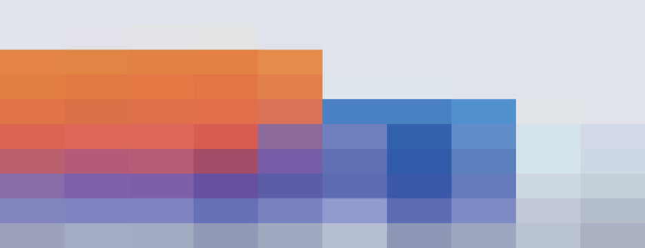 Abstract colorful pixelated gradient background vector