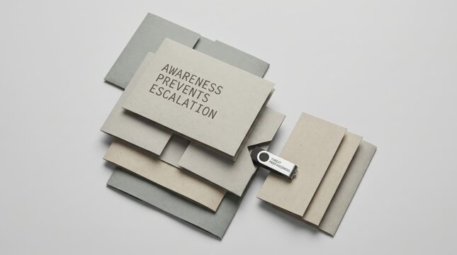 Cybersecurity and Privacy Awareness With USB Drive and Documents