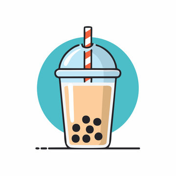 Bubble Tea Illustration