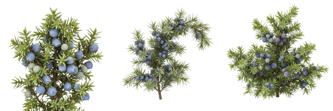 Juniper berry crop plant, blue berries showing plant anatomy, vascular tissue architecture, and structural morphology within a biological reference specimen record file catalog and taxonomic data 