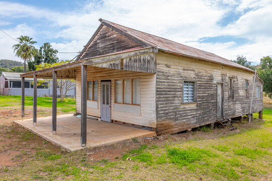 Old NSW Bank in Cracow, an old gold mining town in Queensland