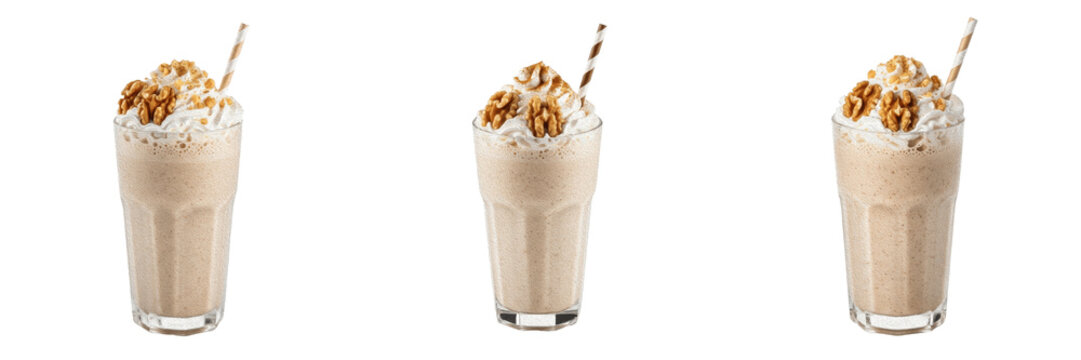 Walnut nut seed beverage served inside a transparent clear glass vessel, showcasing organic plant fluid parameters, distinct cellular taxonomy traits, botanical properties within culinary drink file.