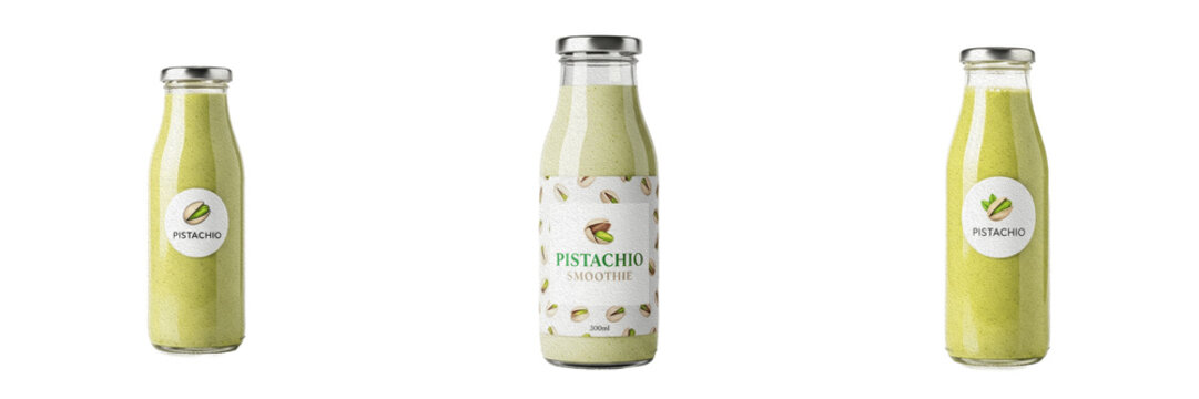 Pistachio nut seed beverage sealed inside a commercial cylinder bottle, showcasing organic plant fluid parameters, distinct cellular taxonomy traits, botanical properties within culinary drink file.