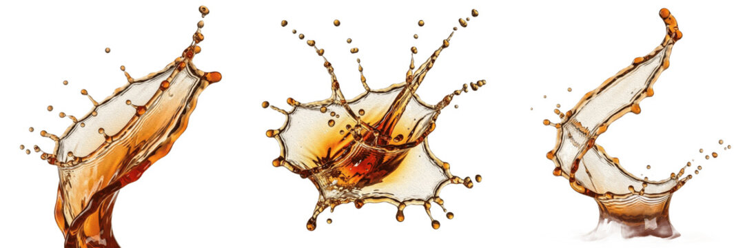 Date fruit syrup fluid liquid showing high velocity freeze motion splash droplets, showcasing organic plant fluid parameters, distinct cellular taxonomy traits, botanical properties within drink file.