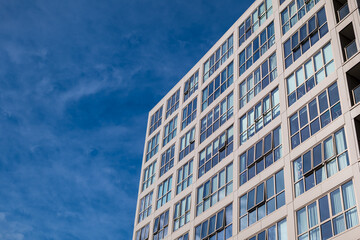 Fototapeta premium Inner City Housing Building Exterior