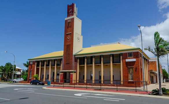 The old post office now the telephone exchange in Mackay in Queensland