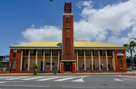The old post office now the telephone exchange in Mackay in Queensland