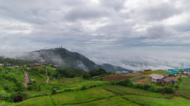 The most beautiful Viewpoint Phu Kradueng National Park,Thailand.