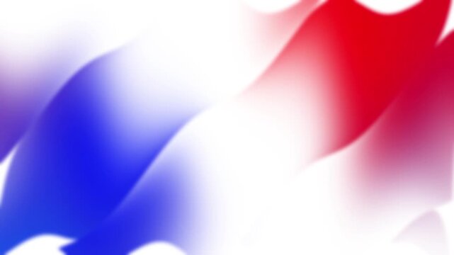 Abstract gradient background in red white and blue colors with diagonal striped lines for modern designs