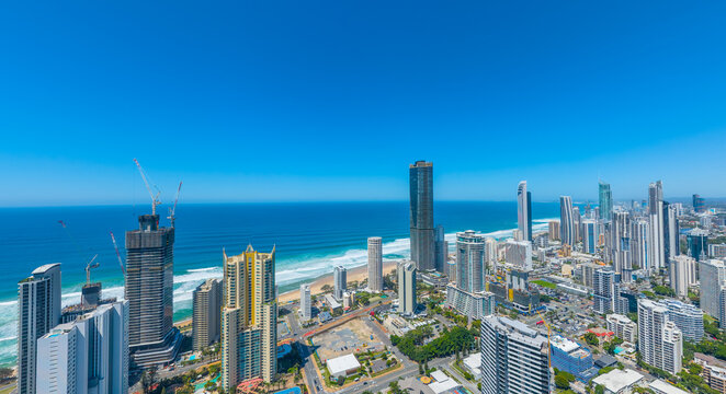 Aerial view of Surfers Paradise