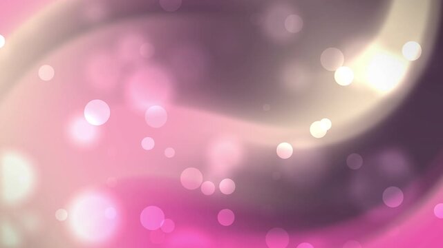Smooth abstract liquid gradient background with dark pink, magenta, and black swirls featuring glowing bokeh lights and particle dust. Perfect for romantic, dramatic, or creative backdrops