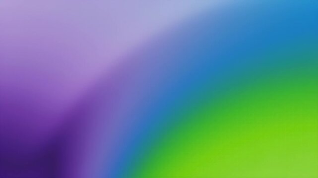 An abstract image showcases a smooth gradient blending purple, blue, and green hues, creating a visually appealing and modern aesthetic.