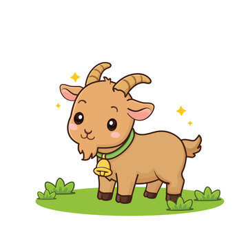 Goat Cartoon billy goat buck