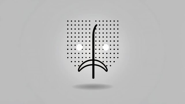 Artificial intelligence concept depicting evolving minimalist digital expressions on a clean gradient background.