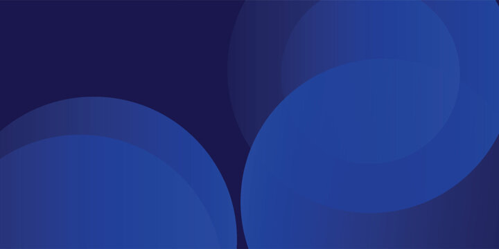 Premium Abstract Navy Blue Background Featuring Subtle Transparent Layered Circles.