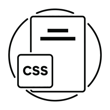 CSS web development coding symbol